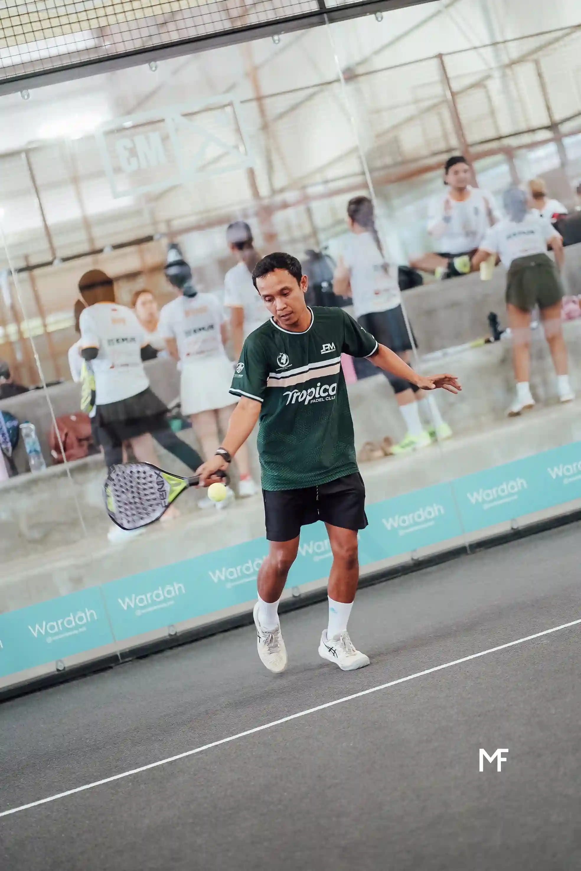 Padel Serve Action
